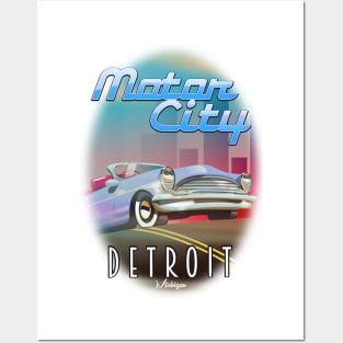 Morot City Detroit Michigan Posters and Art